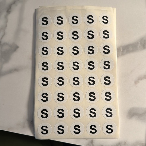 Size Stickers for Clothing - Picture 4 of 7